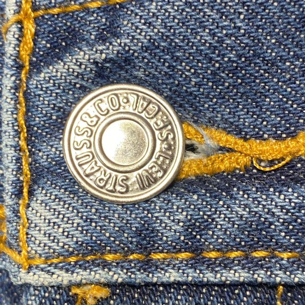 Levis 517 Bootcut Jeans Mens 36x30 Blue Medium Dark Wash Denim Rugged Workwear